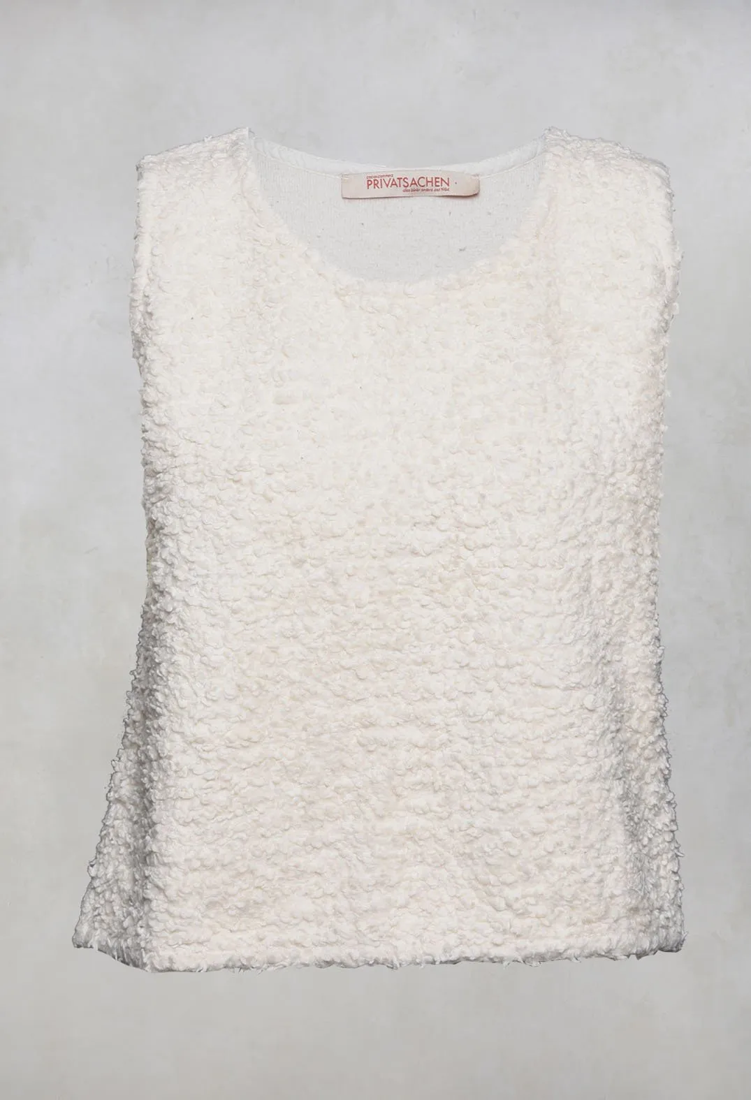 Doroton Teddybear Vest Top in Snow