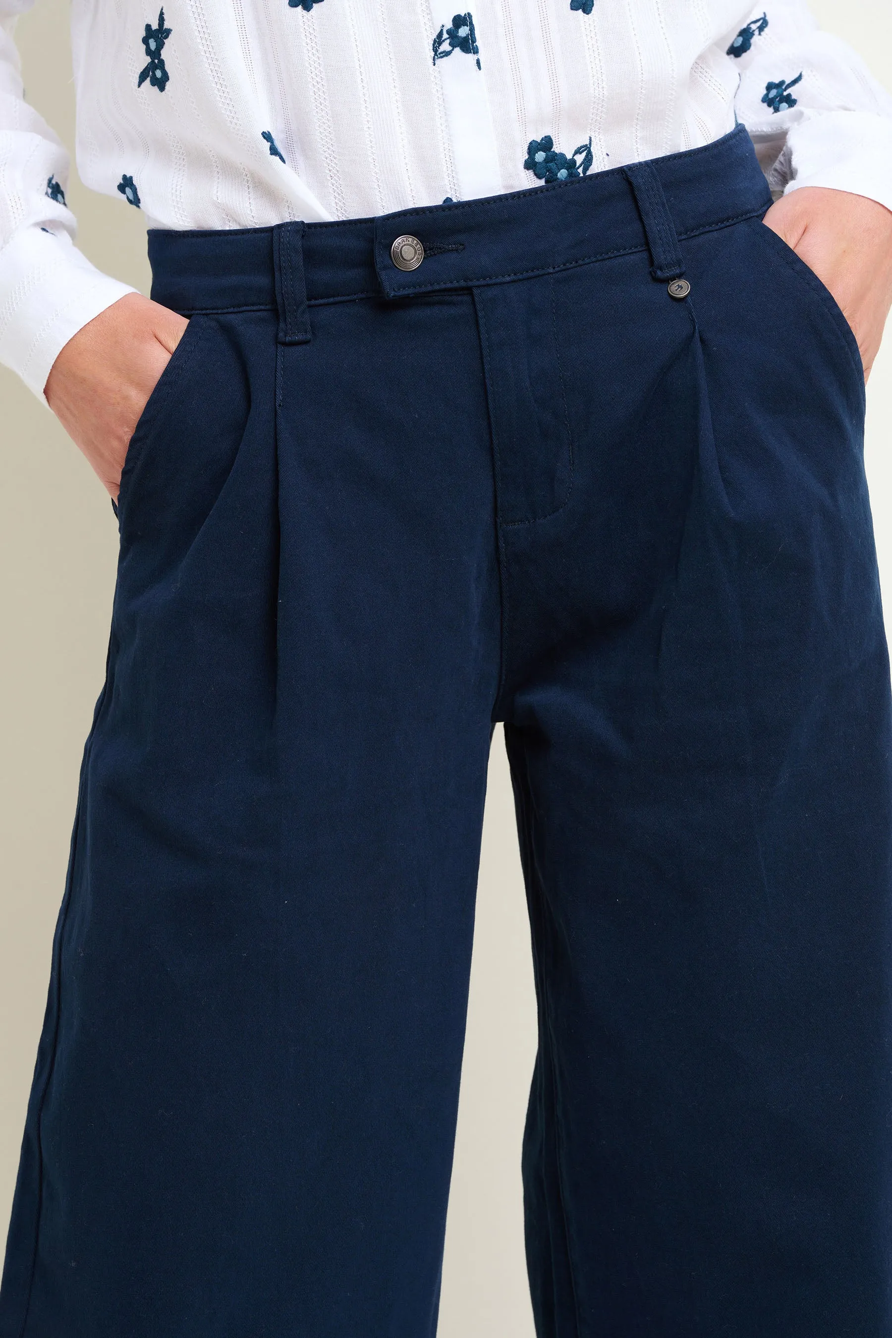 Double Pleat Front Trousers