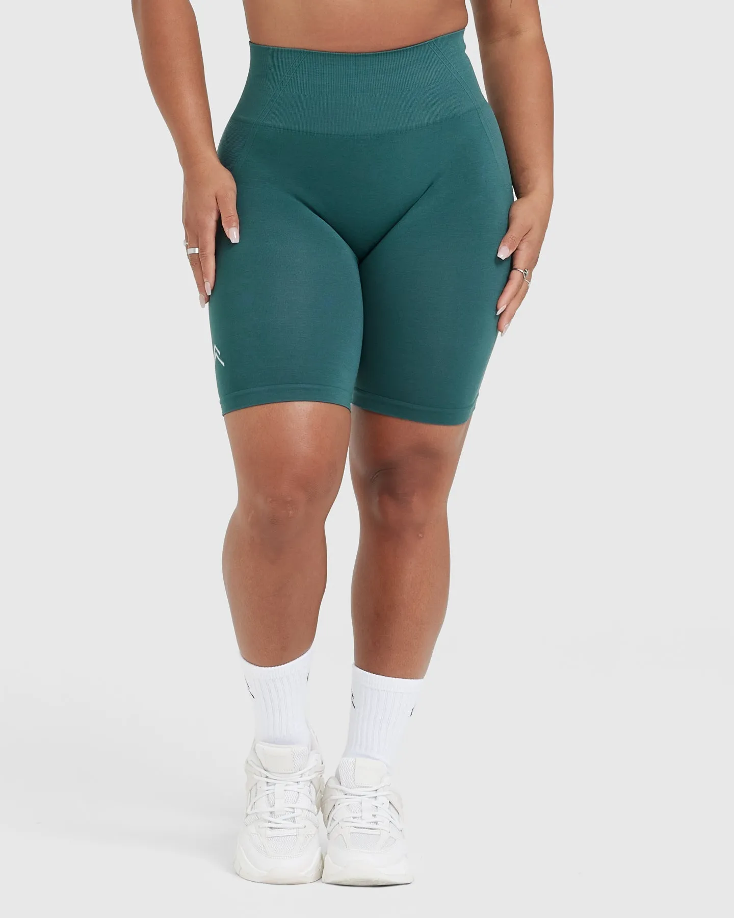 Effortless Seamless Cycling Shorts | Marine Teal