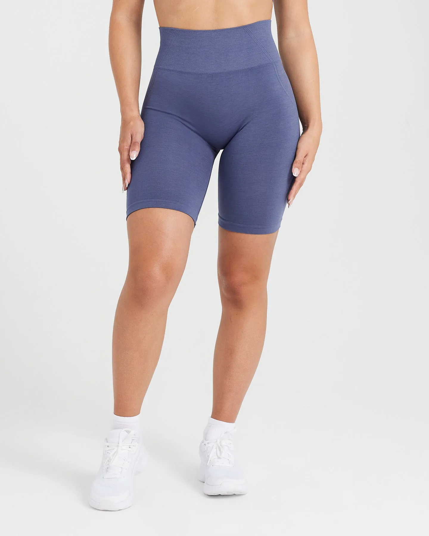 Effortless Seamless Cycling Shorts | Slate Blue