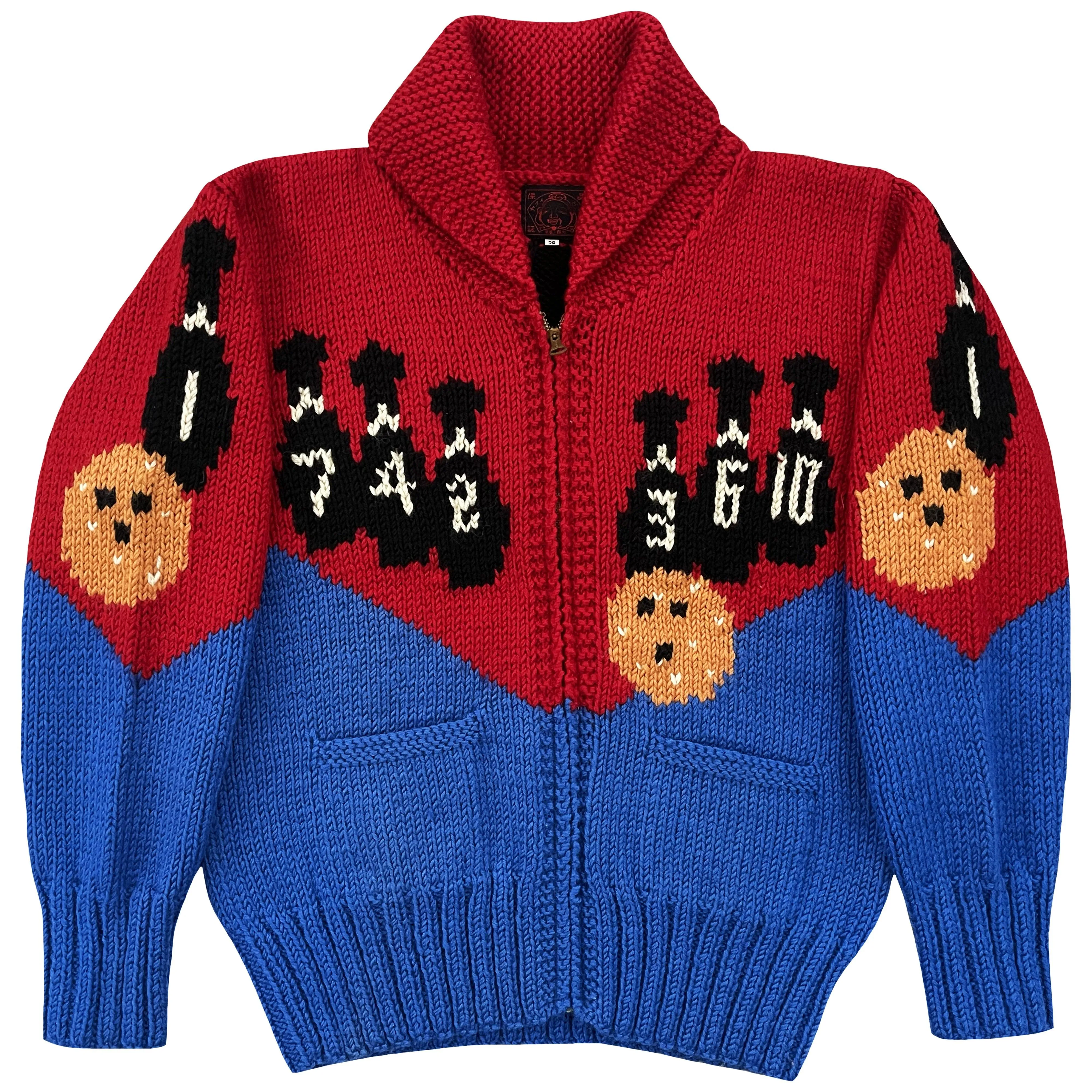 Evisu Cowichan Knitted Cardigan - S/M