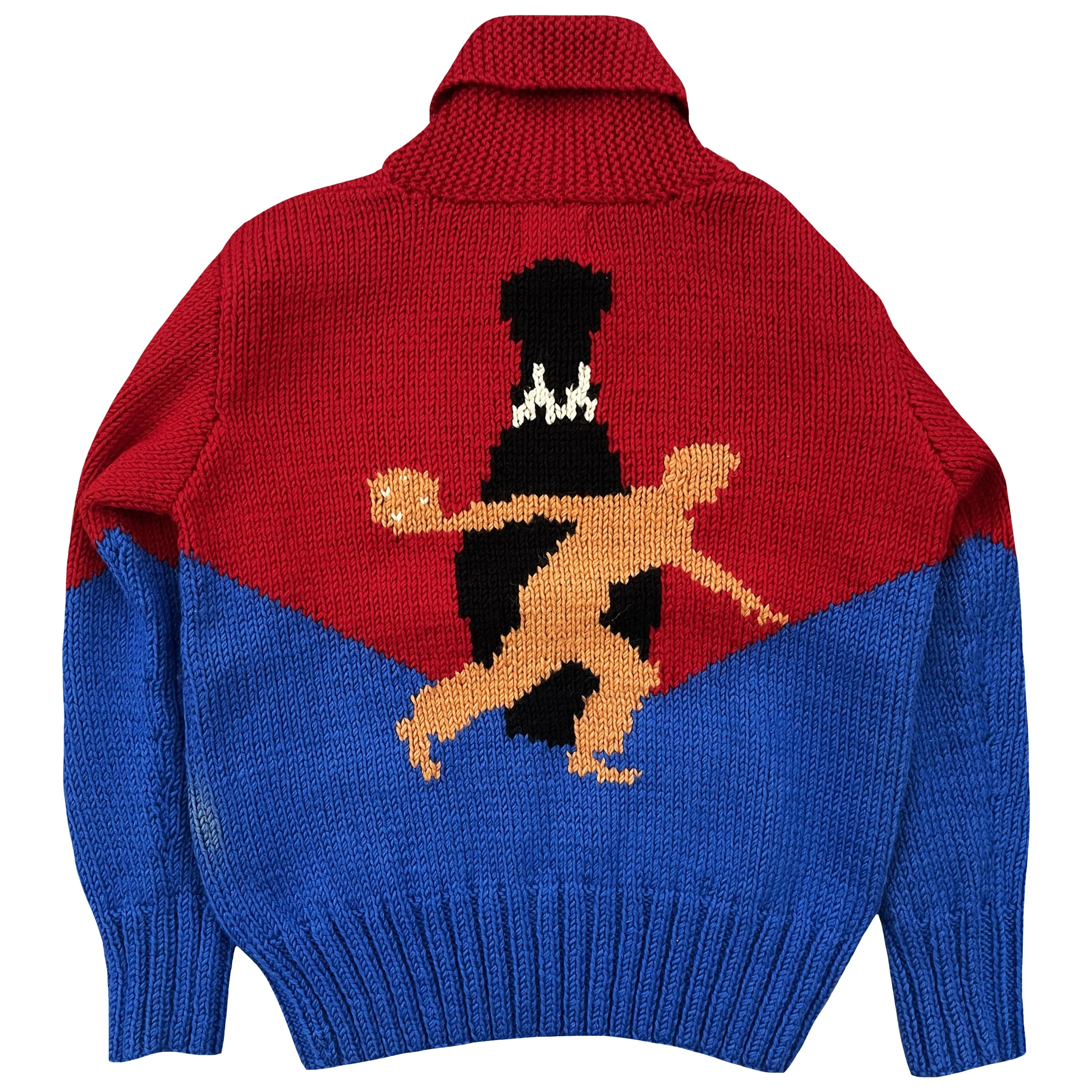 Evisu Cowichan Knitted Cardigan - S/M