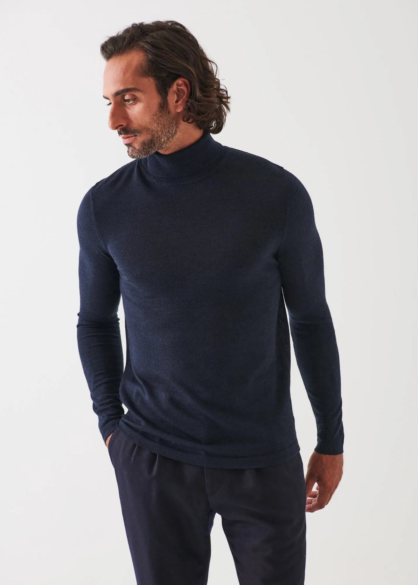 EXTRA-FINE MERINO TURTLENECK