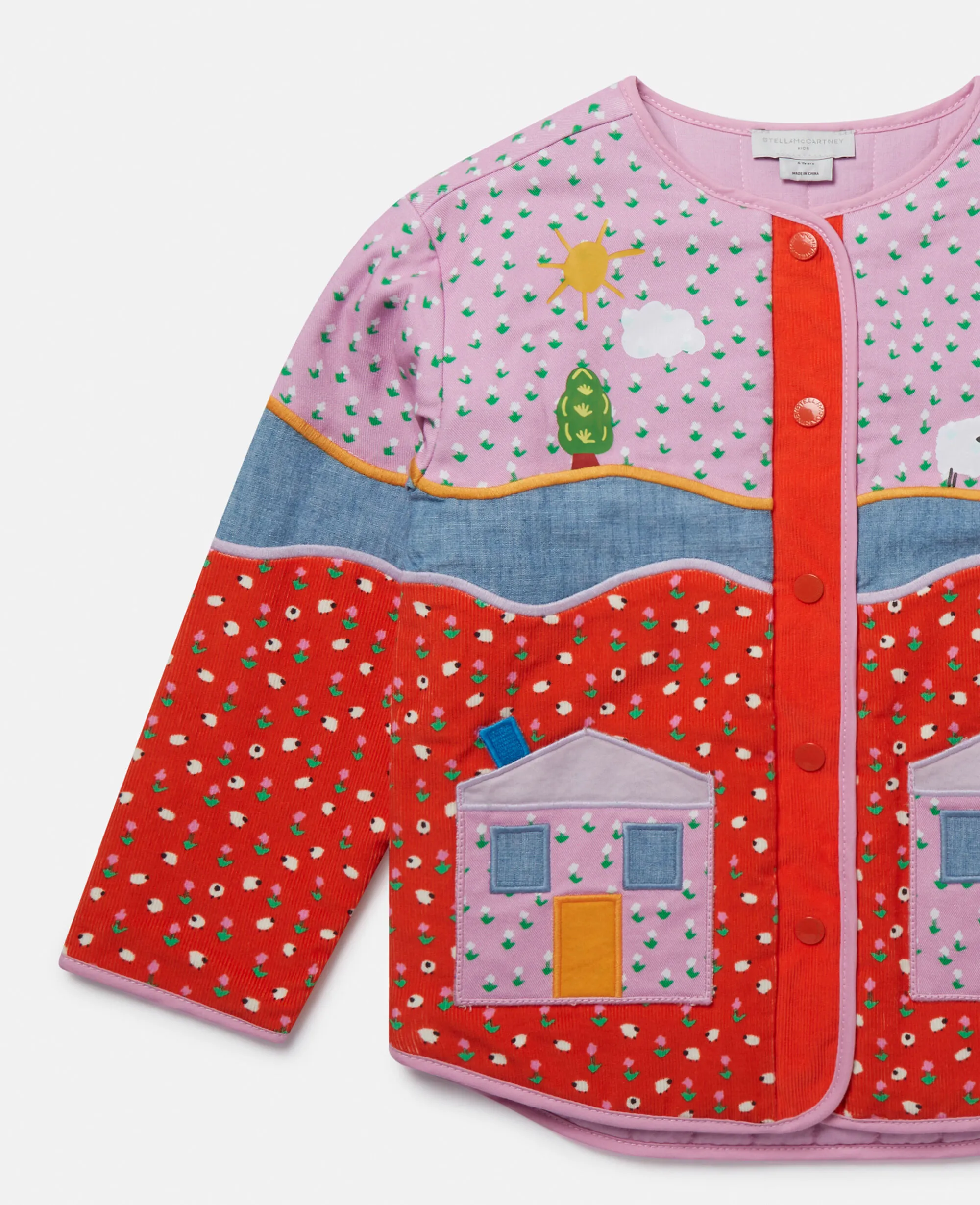 Farmyard Appliqué Patchwork Jacket