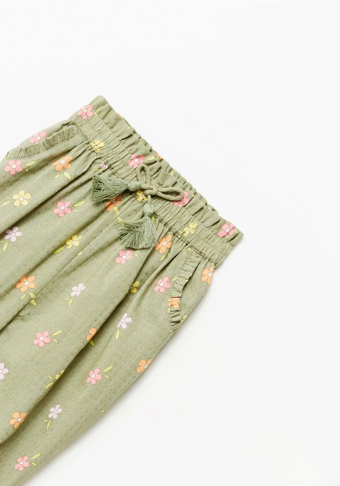 Floral Trouser - Green