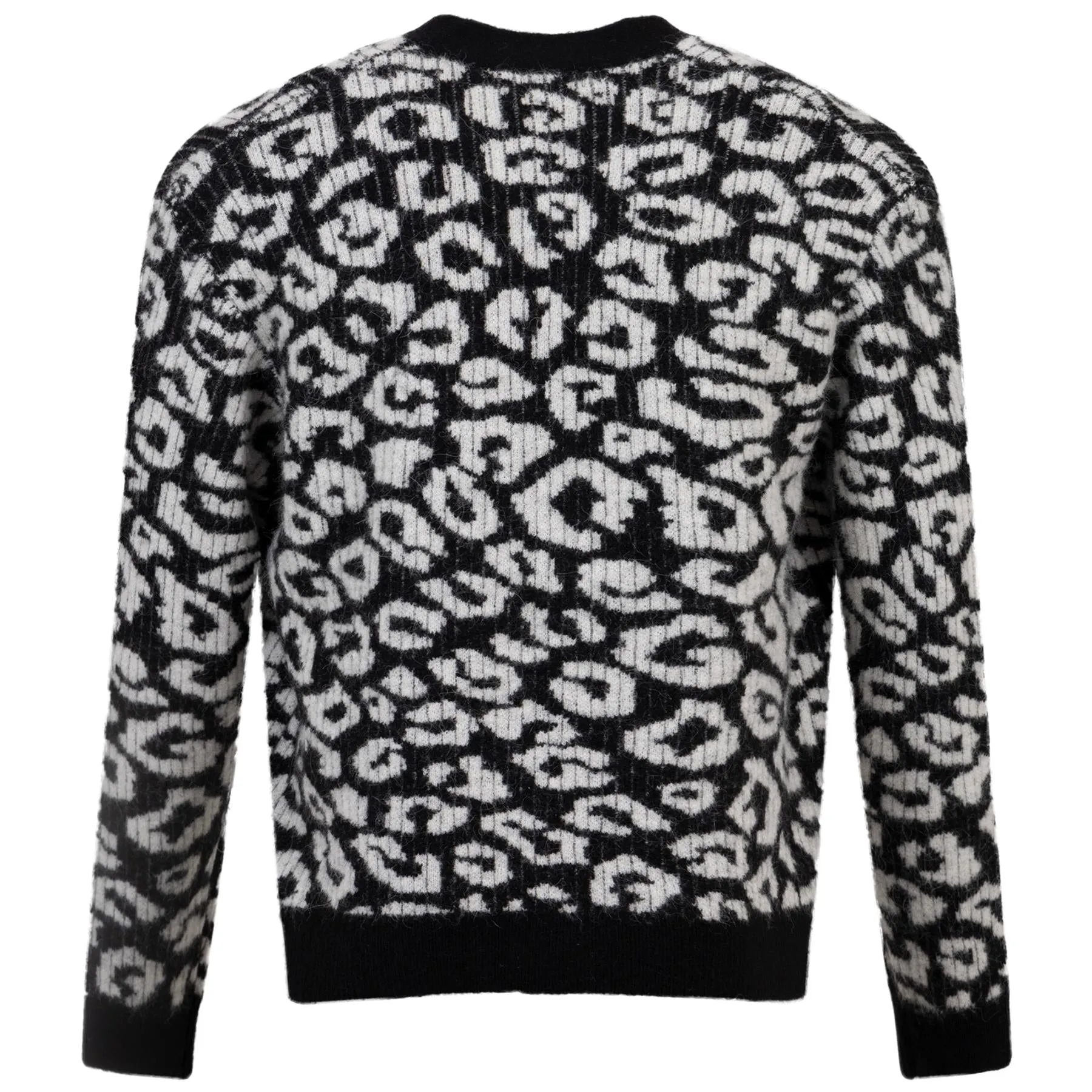 Frederic Jacquard Cardigan BW Leopard - W23