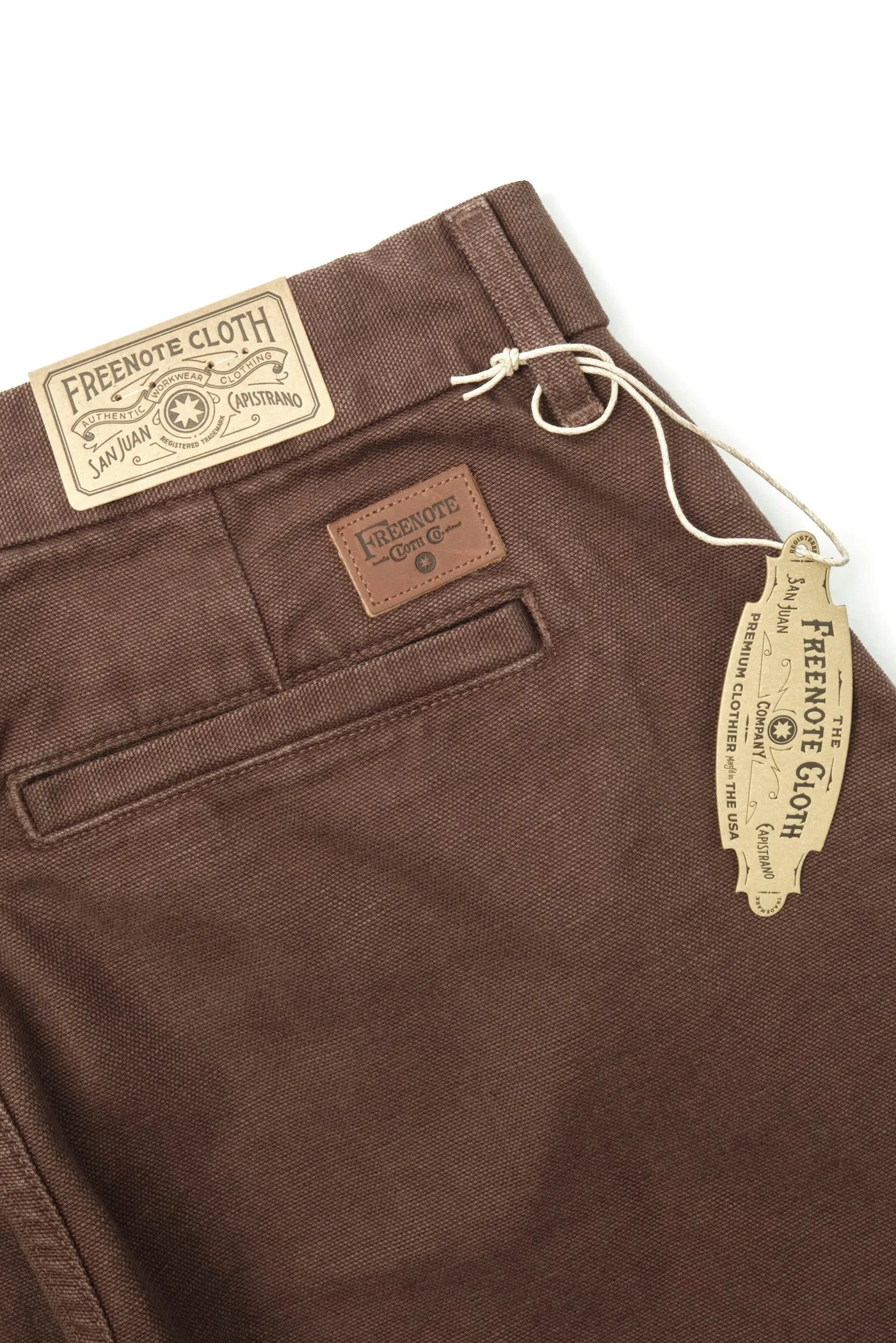 Freenote Cloth Workers Chino Slim Fit - 14oz Slub Bark