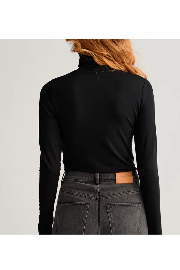 GANT Women Turtleneck Black