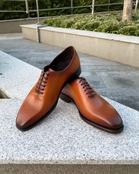 Grant Handmade Wholecut Leather Sole Shoes