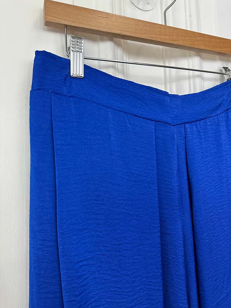 Haven Barbados Palazzo Trousers - Cobalt