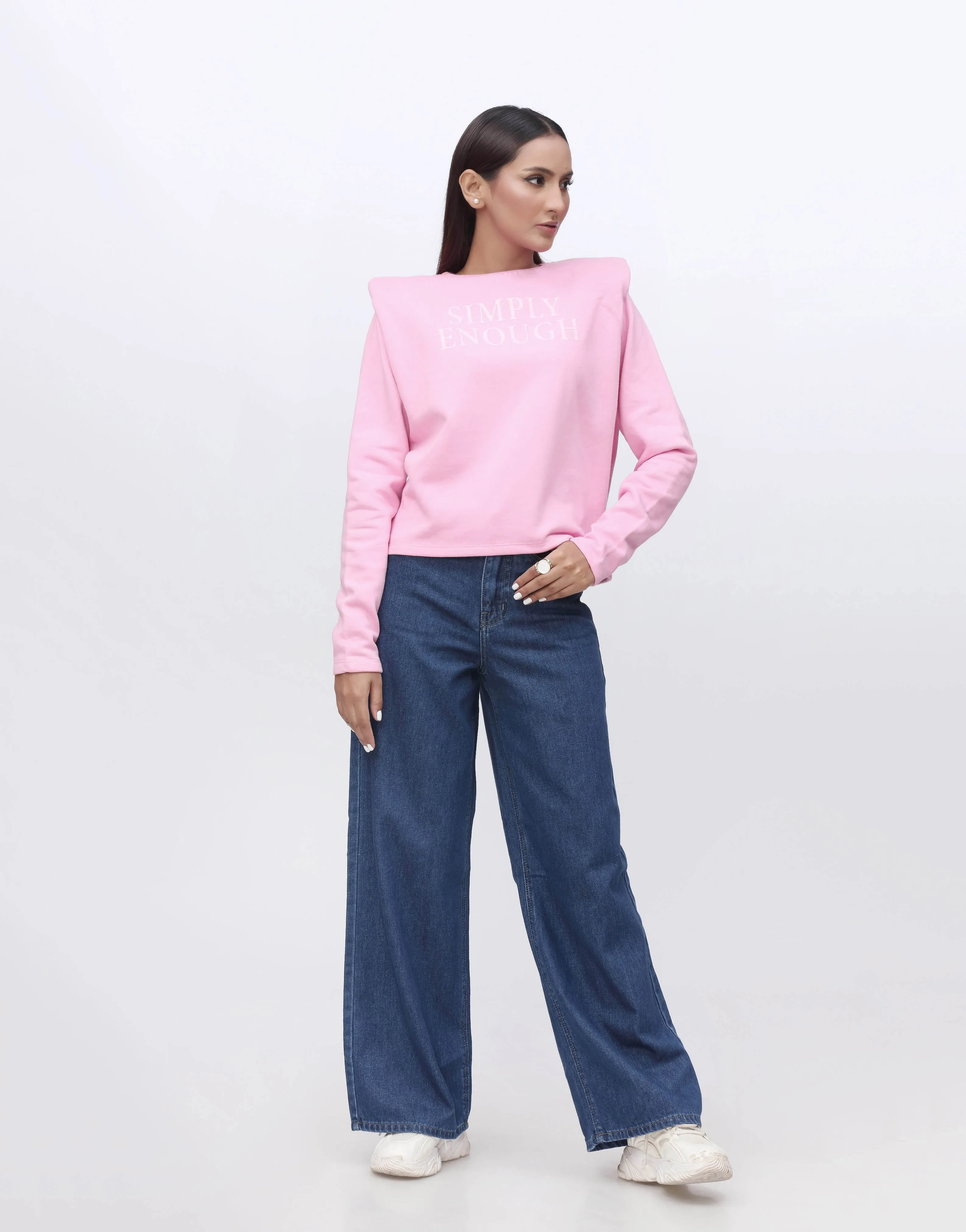 High Rise Wide Leg Jeans Indigo