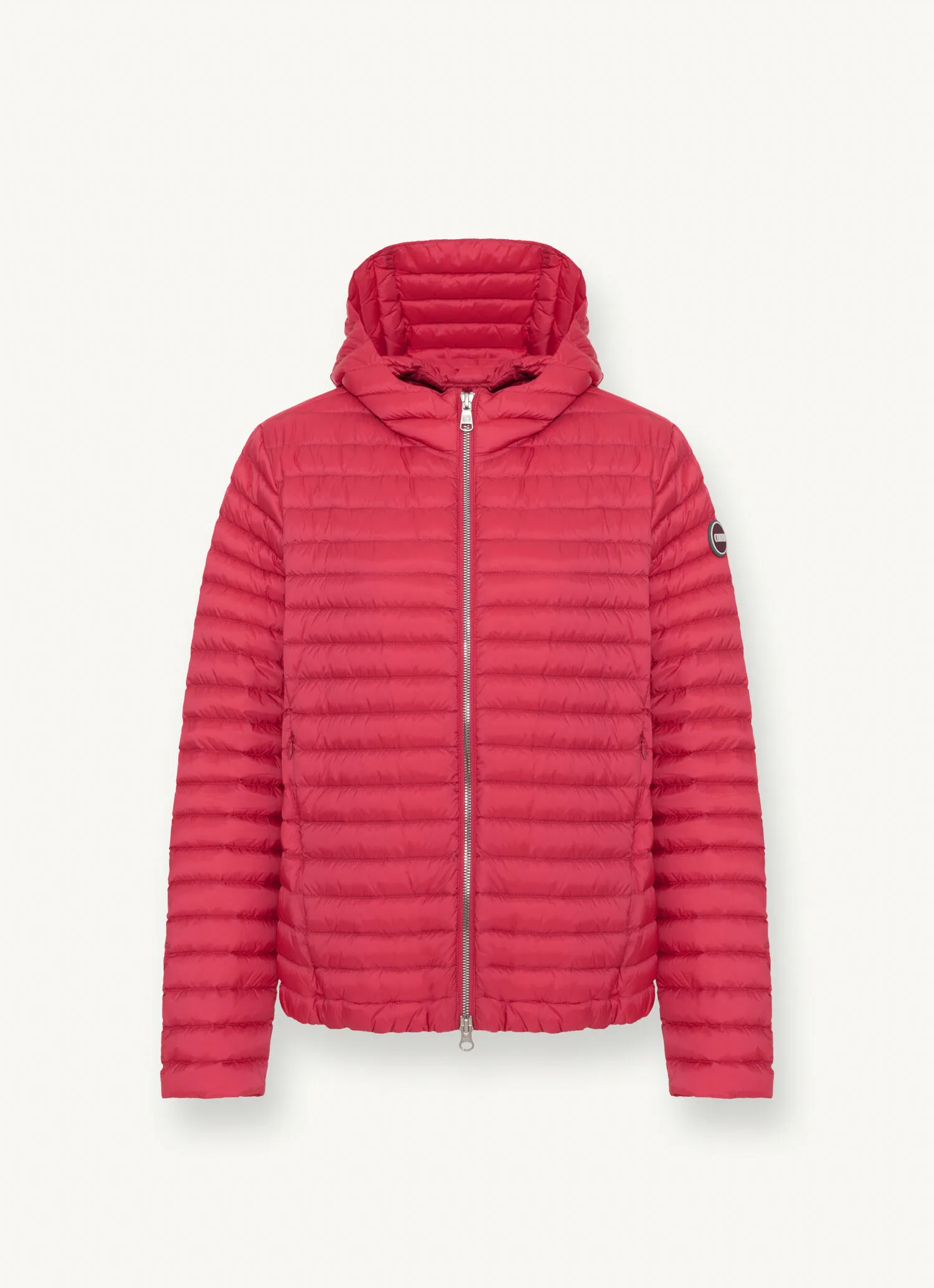 Hooded down jacket-