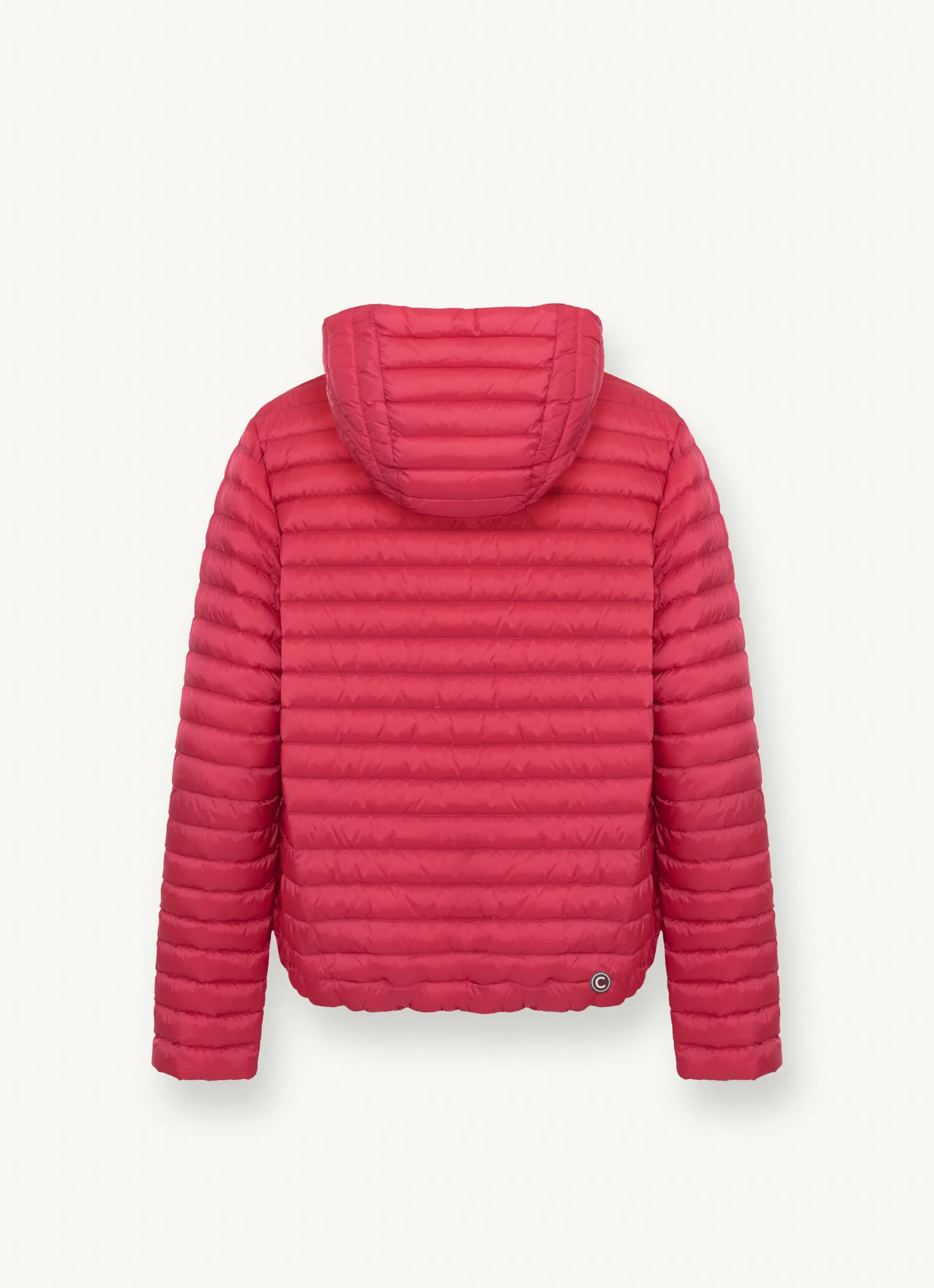 Hooded down jacket-