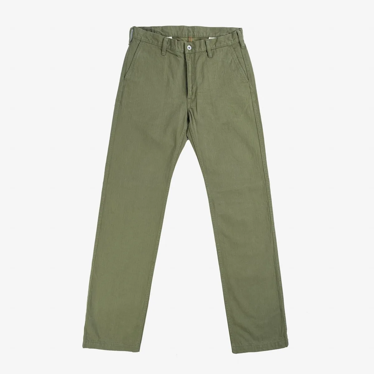 Iron Heart IH-735-ODG 11oz Herringbone Work Pants - Olive Drab Green