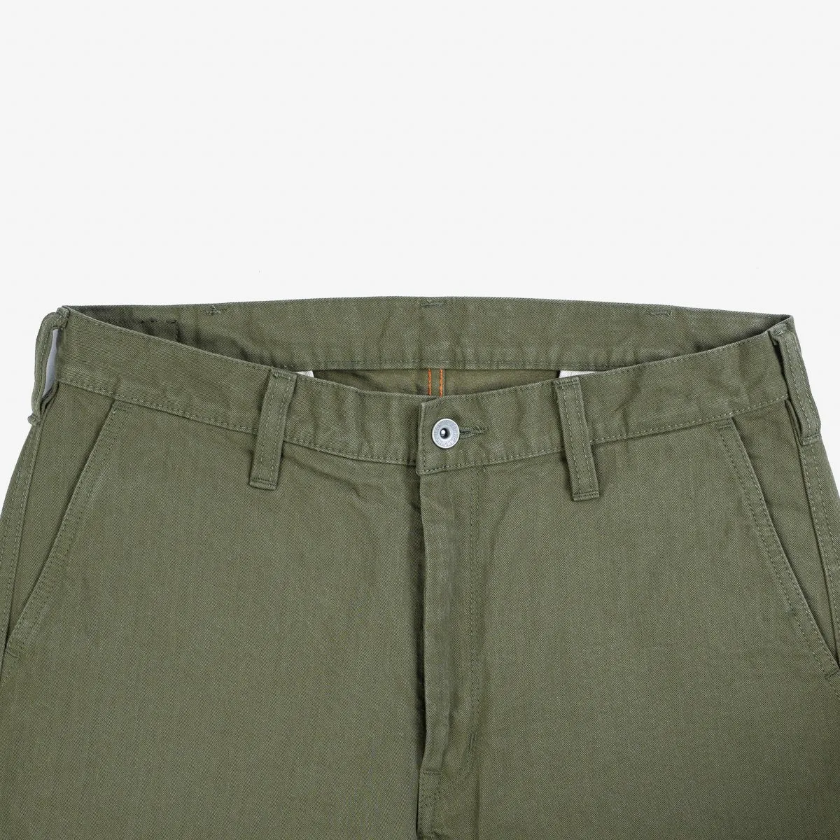 Iron Heart IH-735-ODG 11oz Herringbone Work Pants - Olive Drab Green