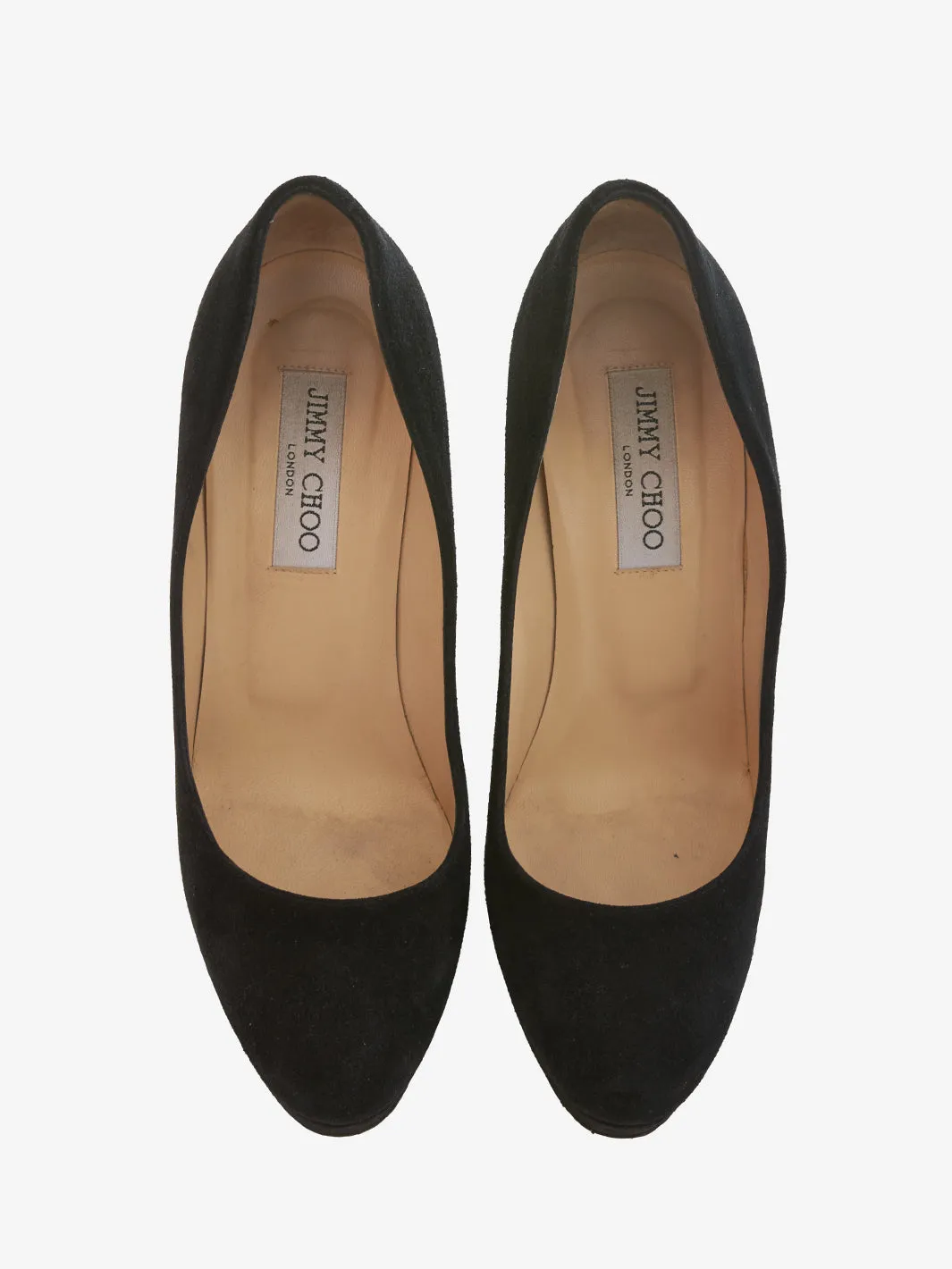 Jimmy Choo Décolleté in black suede leather