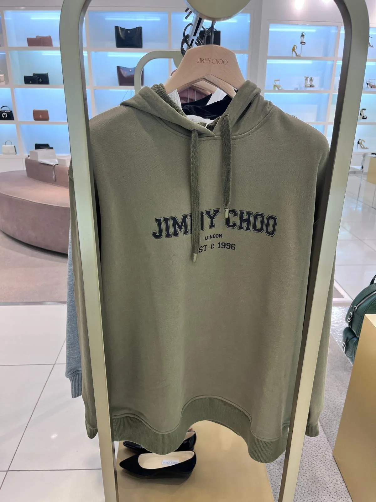 Jimmy Choo  |Unisex Sweat Street Style Long Sleeves Cotton Medium