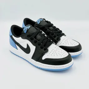 Jordan 1 Retro Low OG Black Dark Powder Blue (GS)