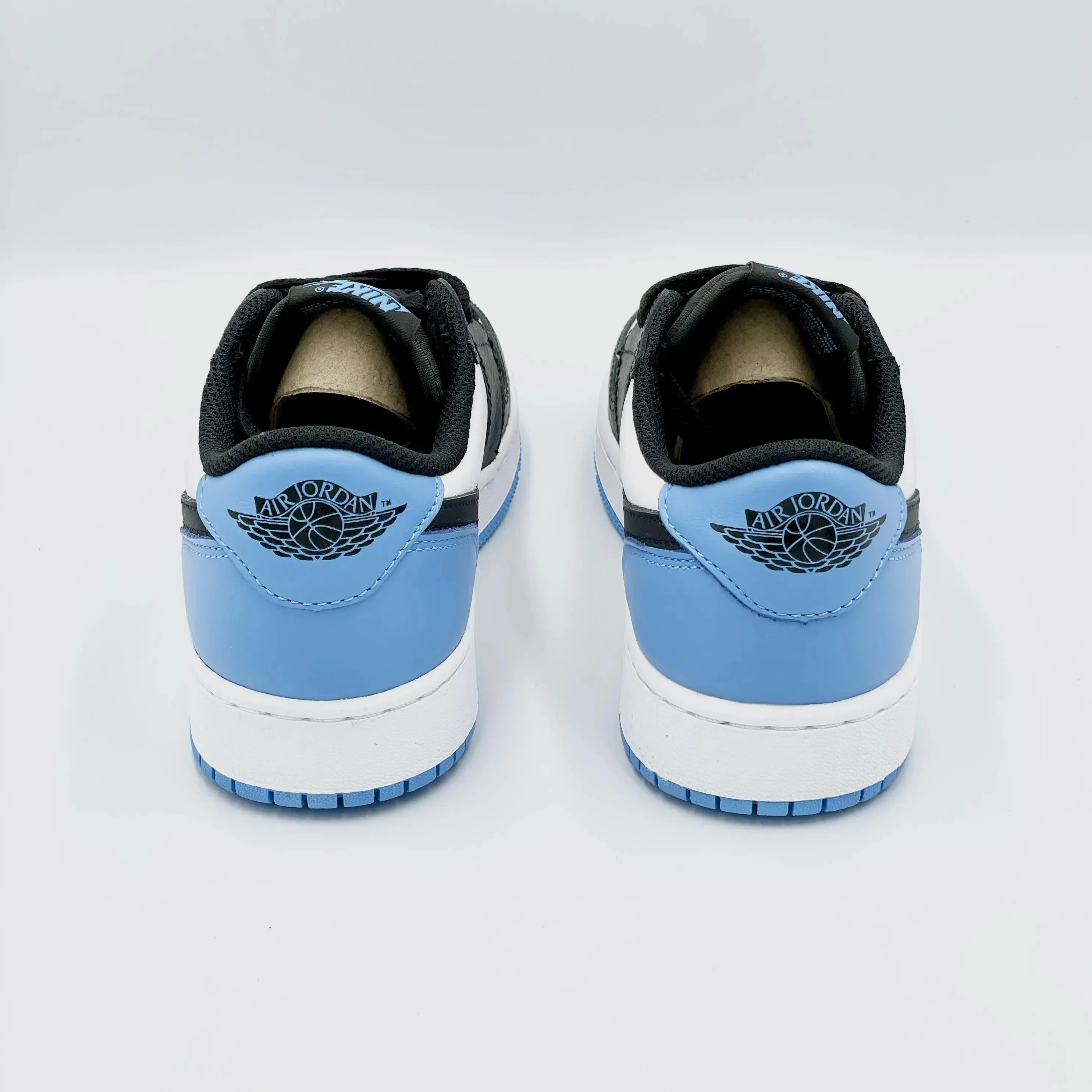 Jordan 1 Retro Low OG Black Dark Powder Blue (GS)