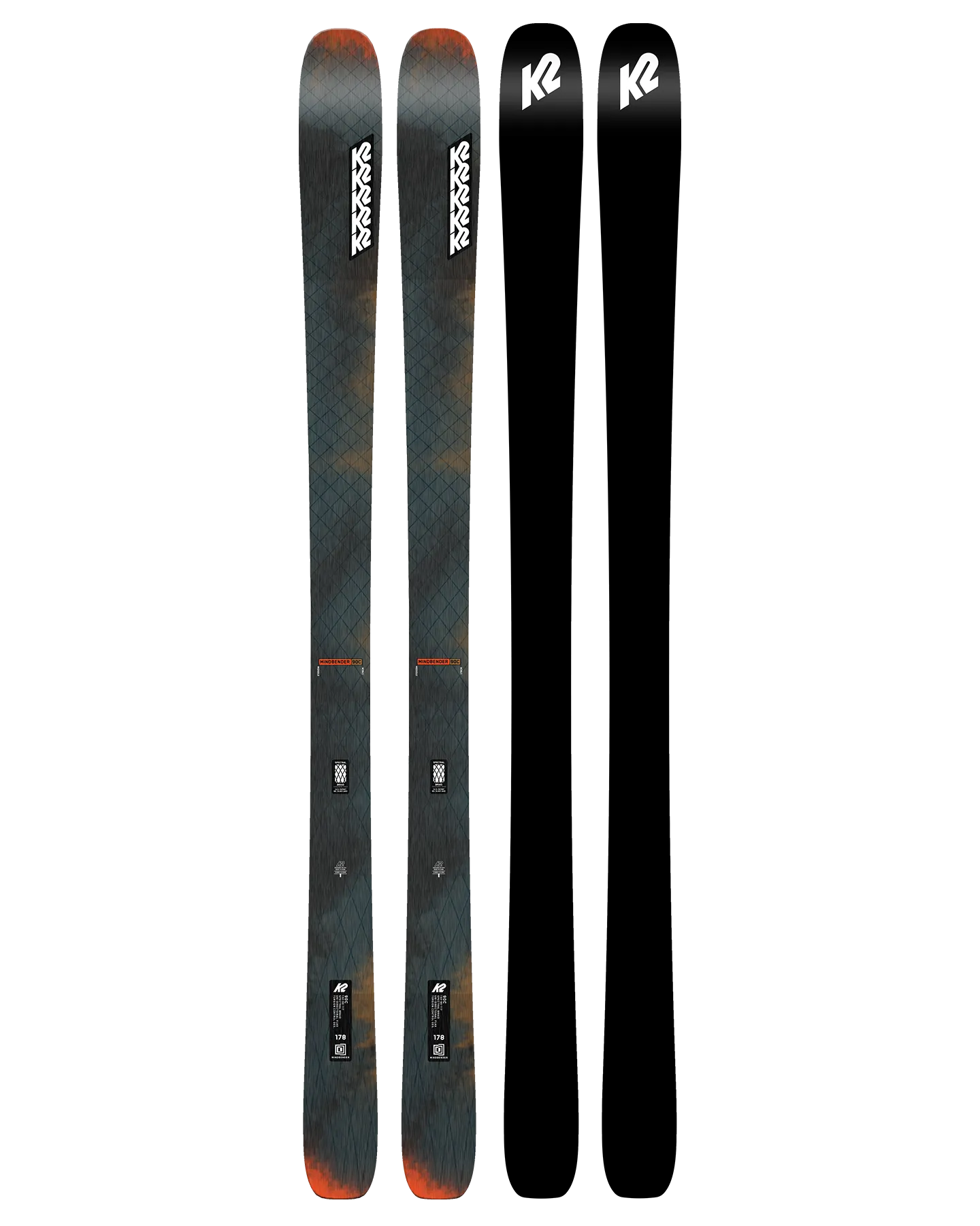 K2 Mindbender 90C Snow Skis - 2025