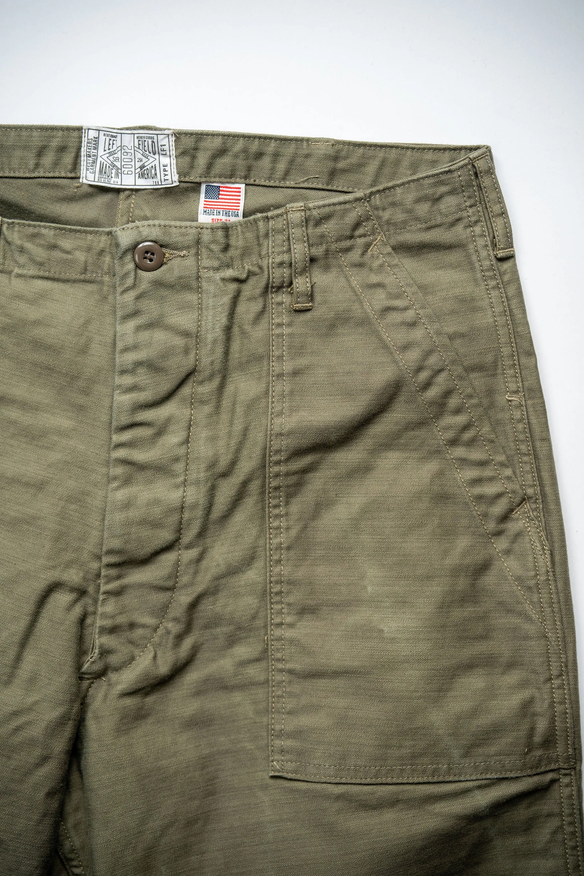 Left Field NYC OG-107 - 12 oz Baker Back Cotton Satin