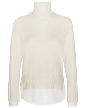 Linen White Jolie Fringe Layered Looker