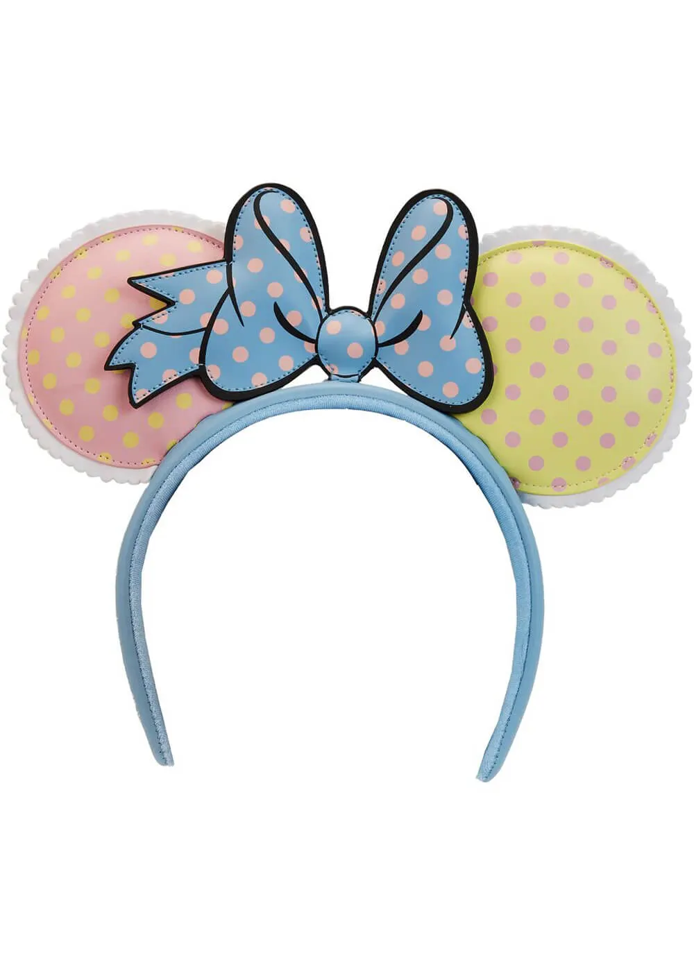 Loungefly Disney Minnie Pastel Color Block Dots Hairband