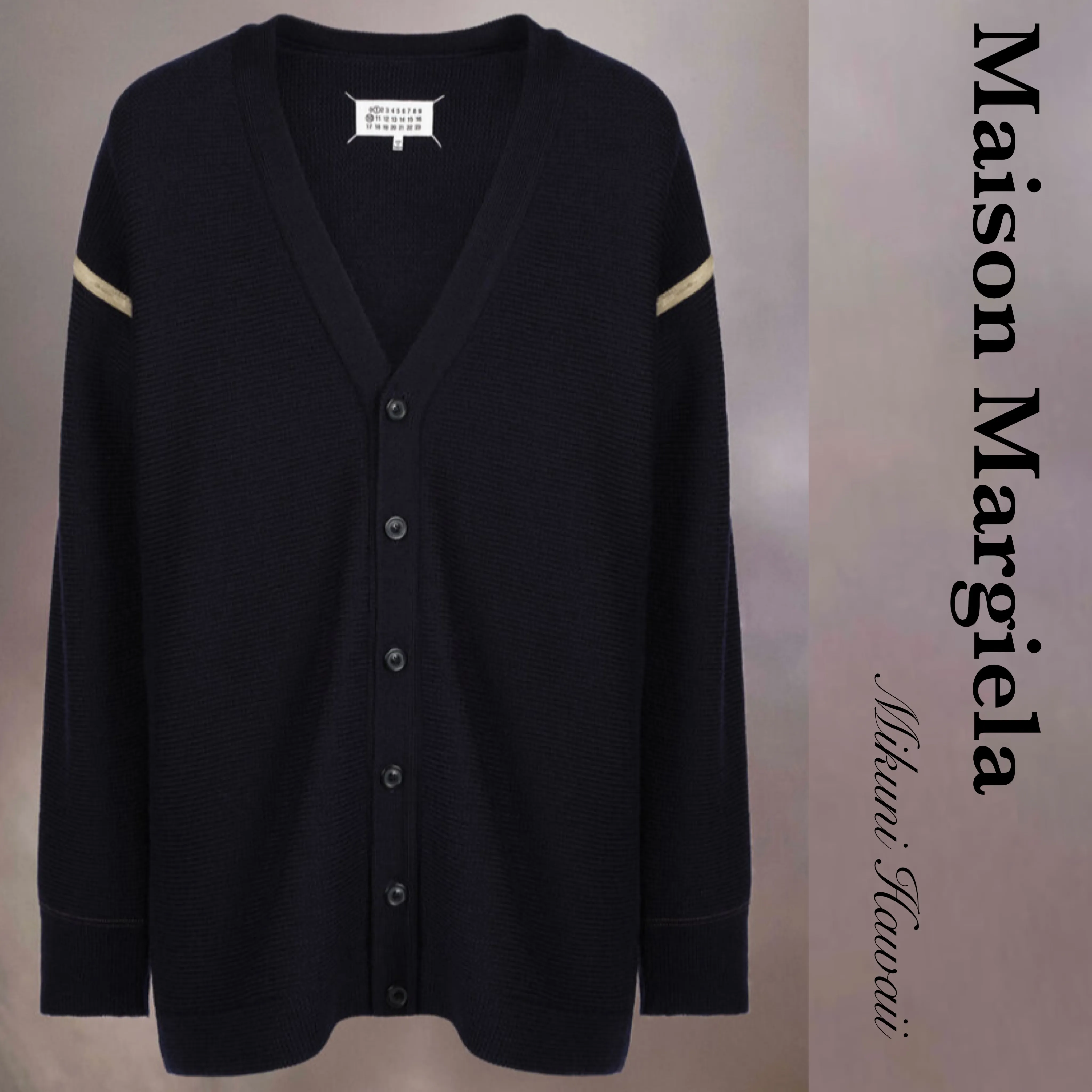 Maison Margiela  |Button-down Unisex Wool Street Style Plain Oversized Logo