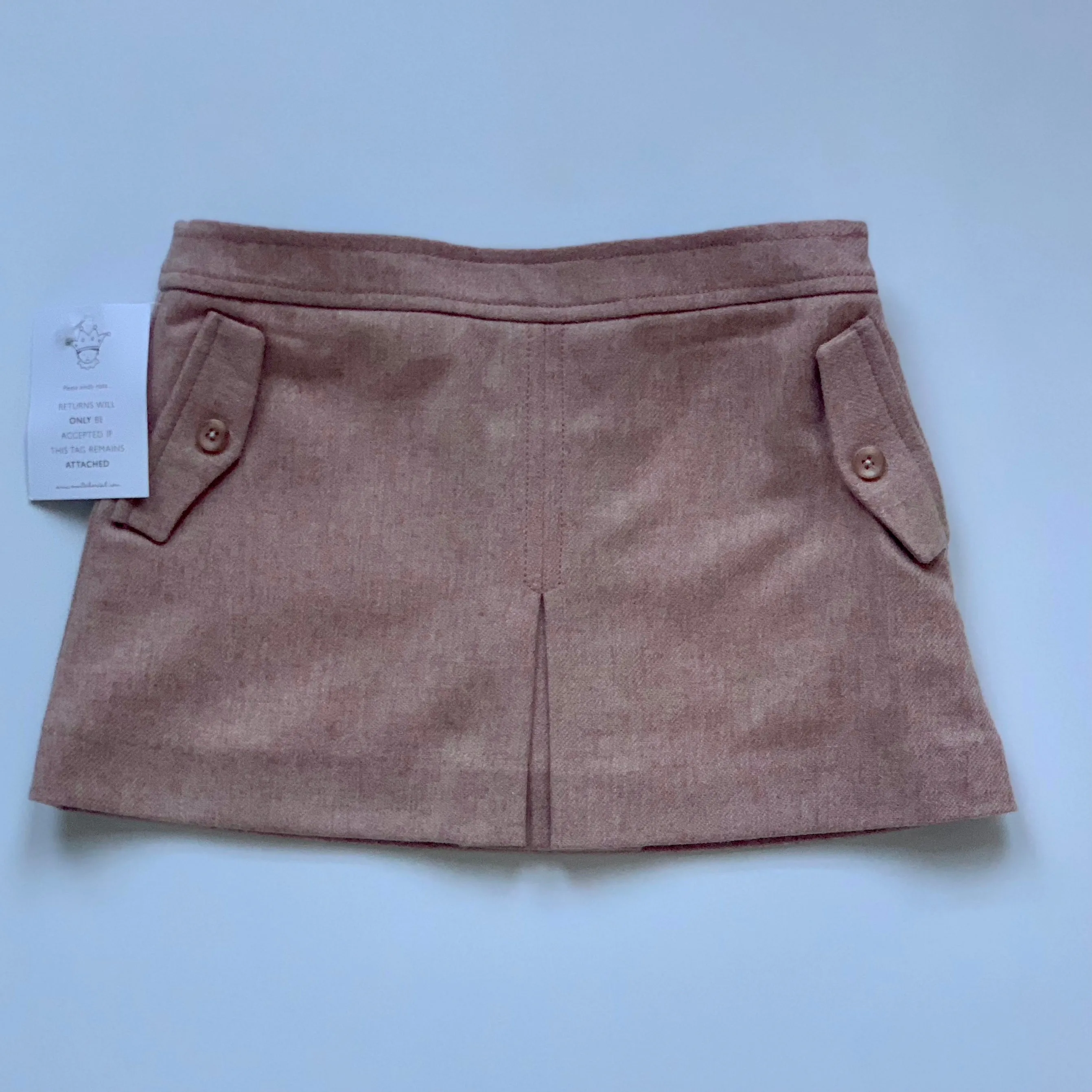 Marie-Chantal Dusty Pink Wool Skirt: 3 Years (Brand New)