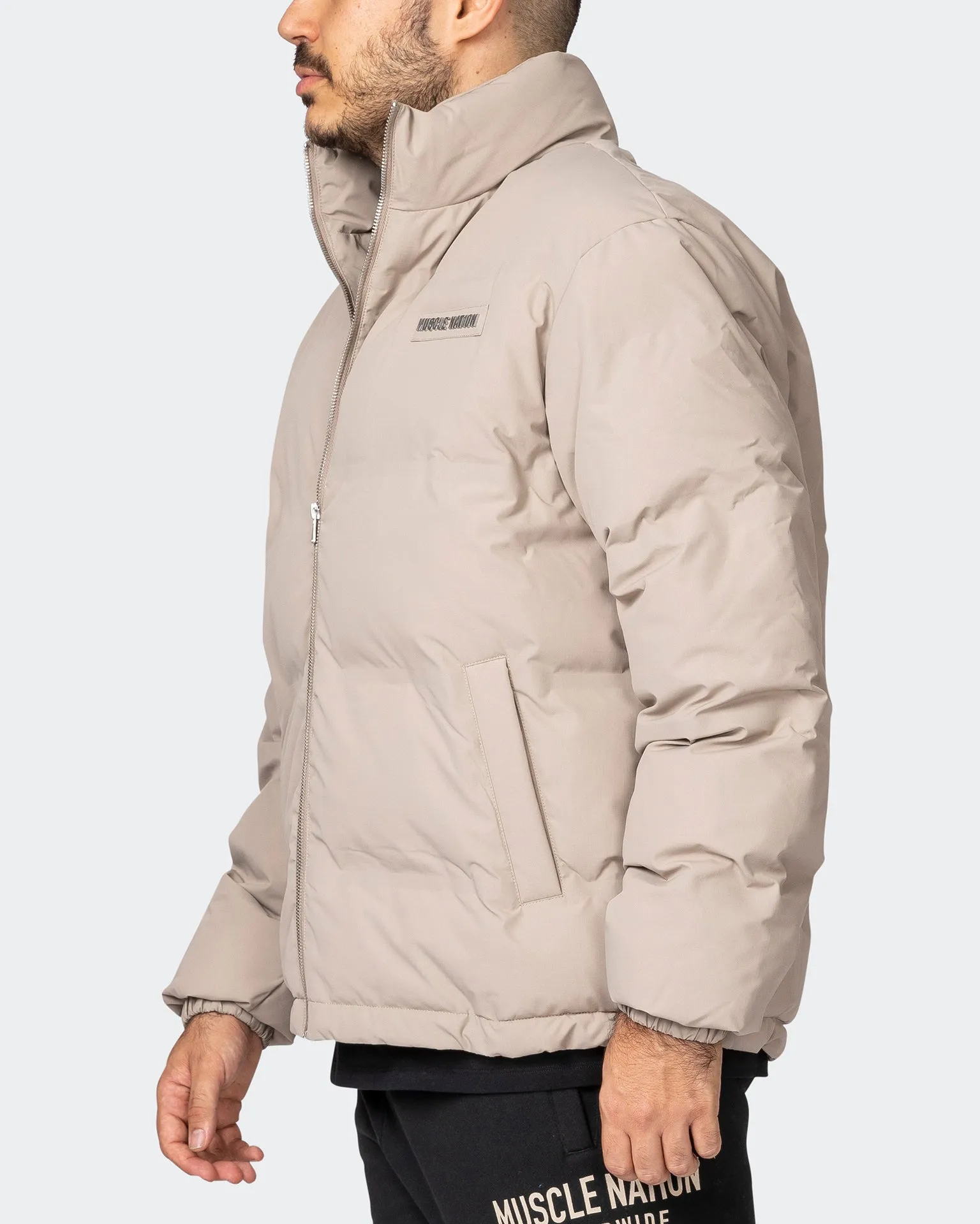 Mens Puffer Jacket - Fossil