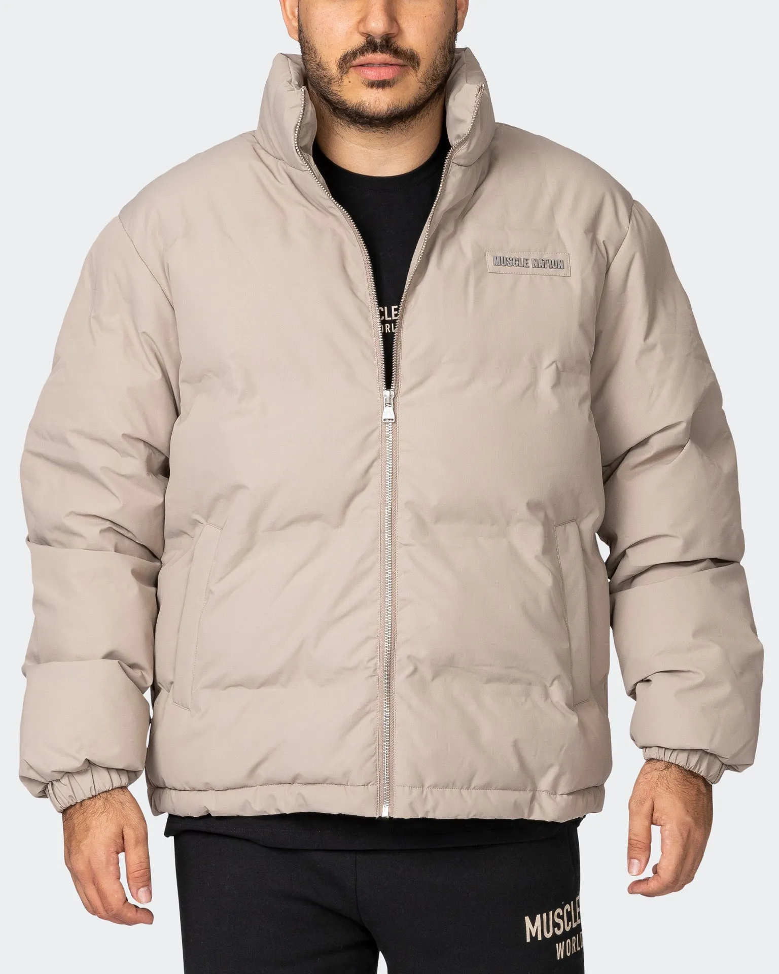 Mens Puffer Jacket - Fossil