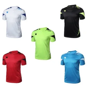 Men's Quick Dry Gym Running Fitness Clothing Short Sleeve Jerseys Tees