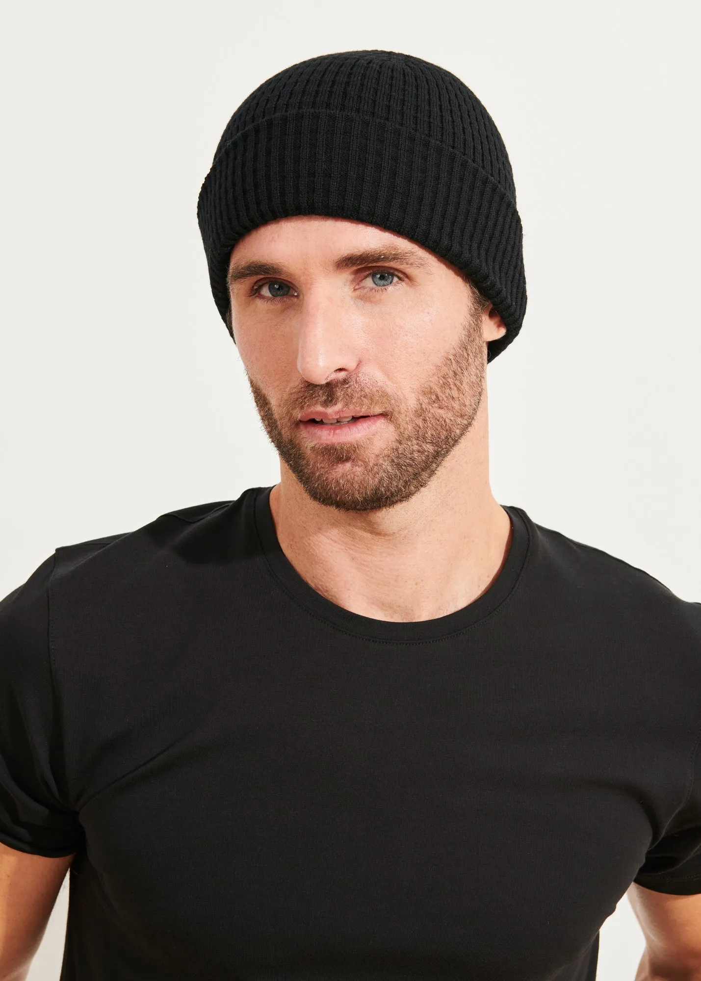 MERINO WAFFLE BEANIE