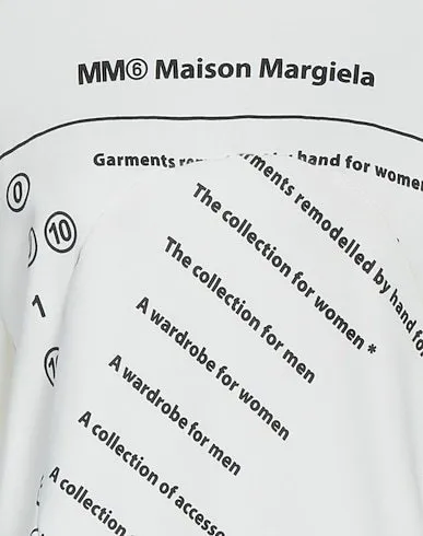 MM6 Maison Margiela  |Crew Neck Street Style Long Sleeves Plain Cotton Logo