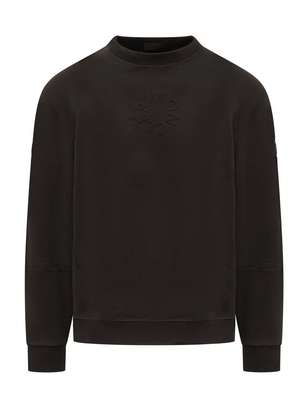 MONCLER  |Crew Neck Street Style Long Sleeves Plain Cotton Logo