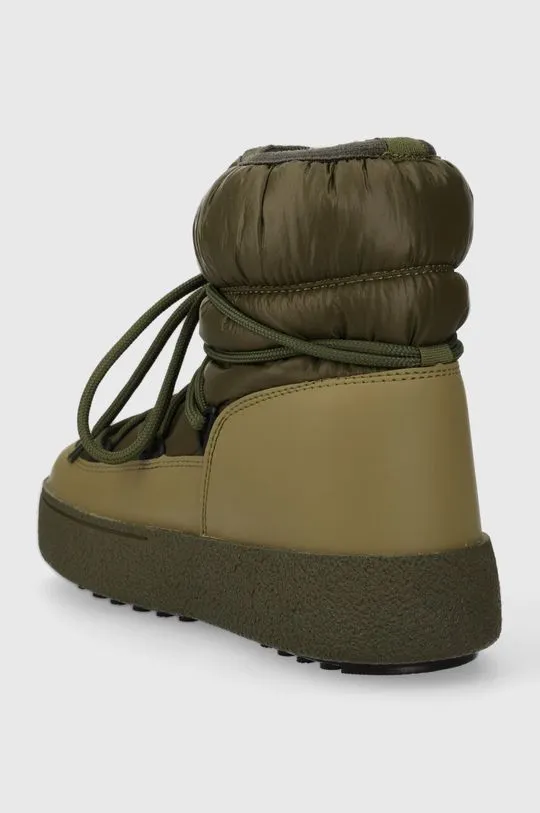 Moon Boot snow boots LTRACK LOW NYLON WP green color 24500800.003