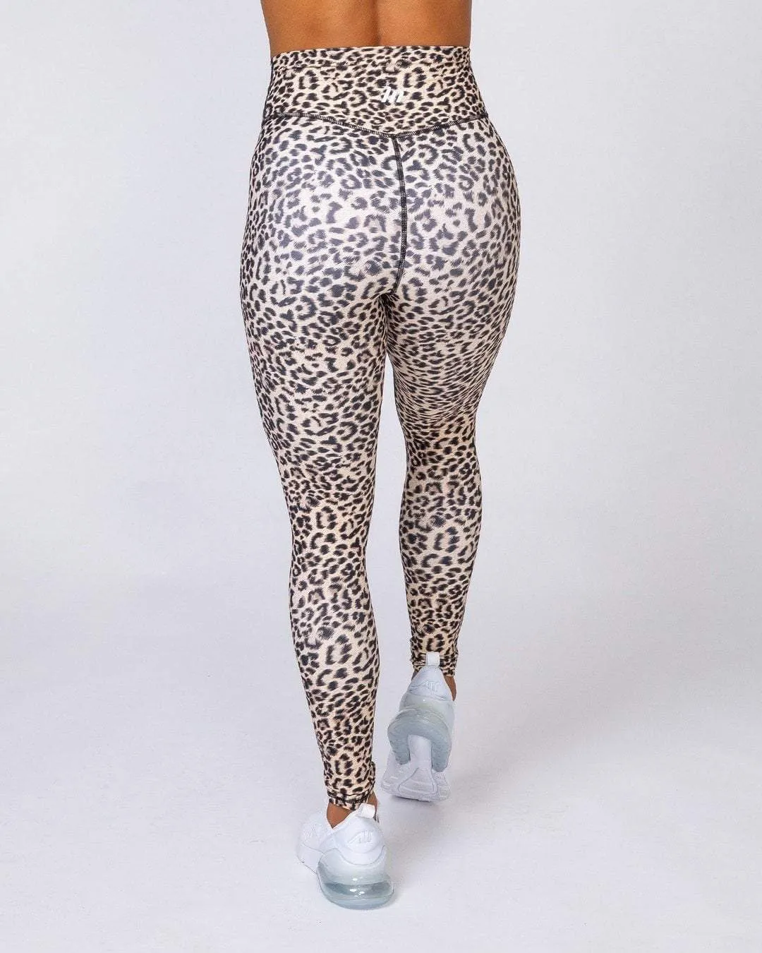 Motion Full Length Leggings - Yellow Leopard