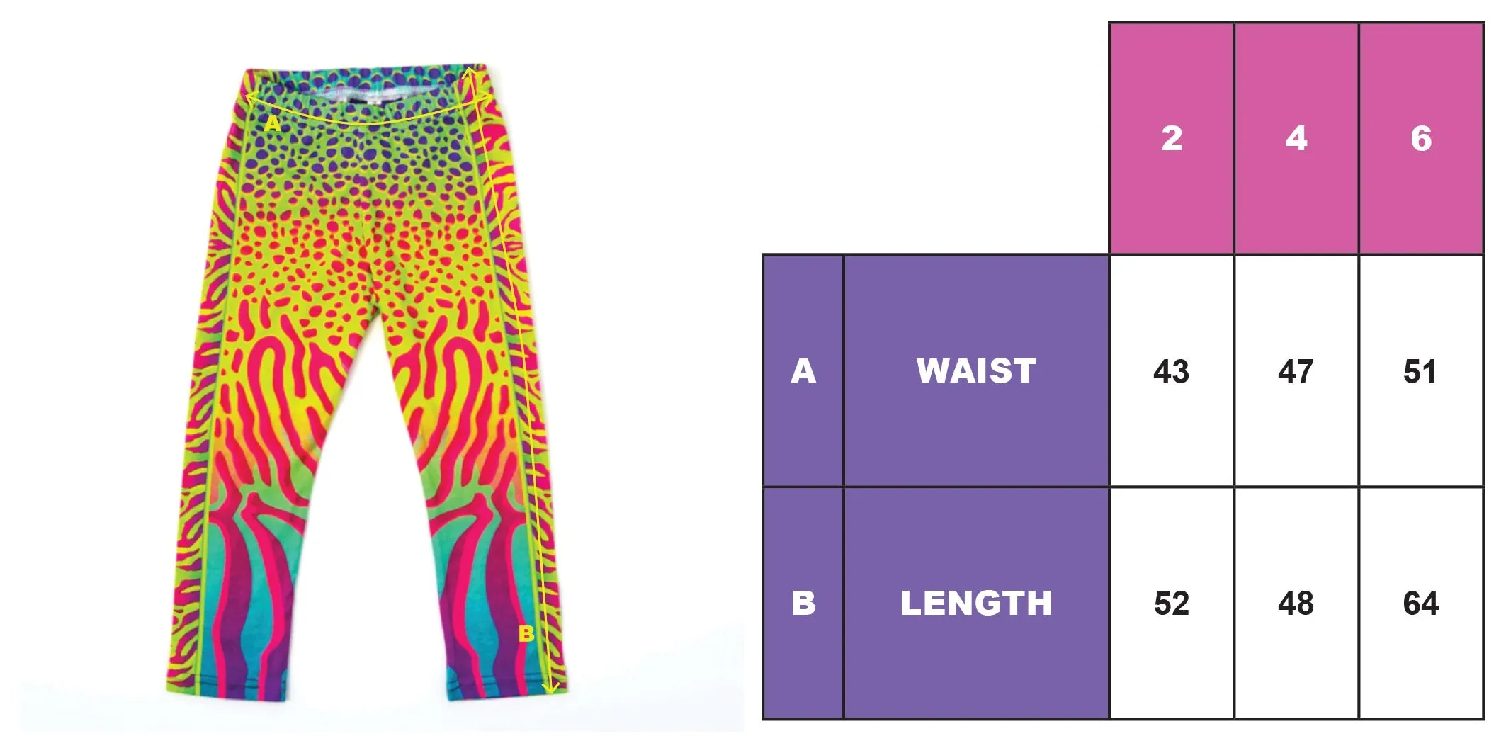 NEON FLUX KIDS COTTON TIGHTS