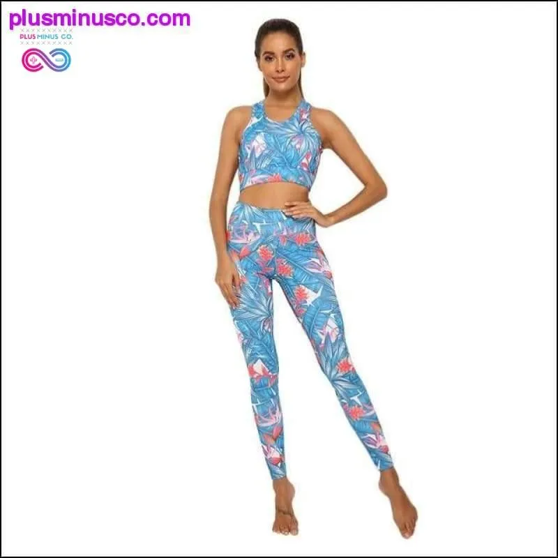 Newest Women's Sports Suit Maple Leaf Printed Bottoming Set