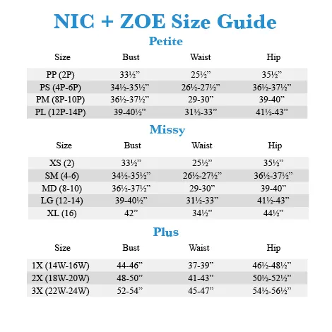 NIC+ZOE Turtleneck Sweater Tee