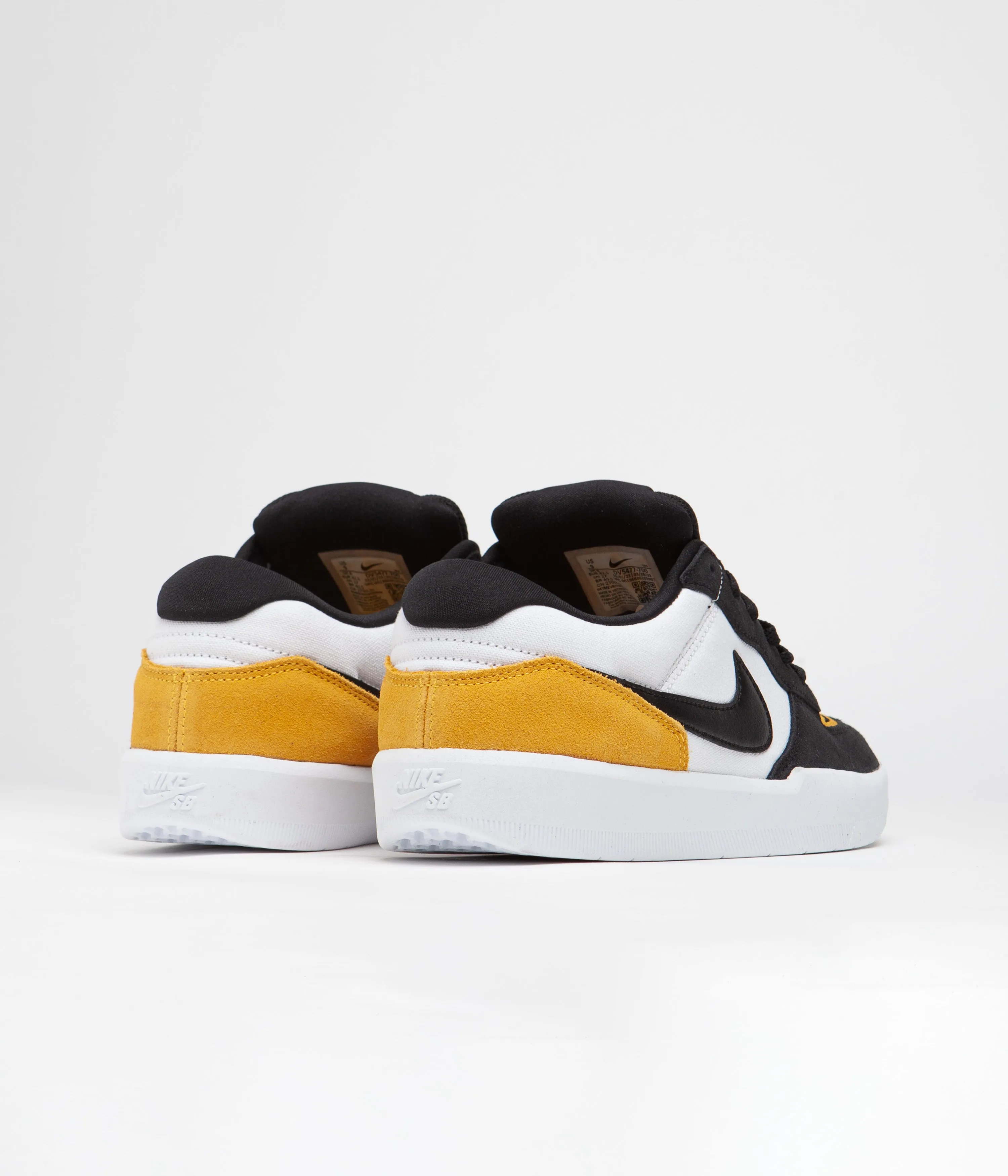 Nike SB Force 58 Shoes - University Gold / Black - White