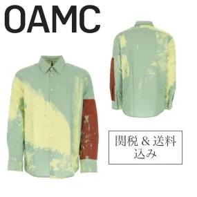 OAMC  |Button-down Unisex Street Style Tie-dye Long Sleeves Plain