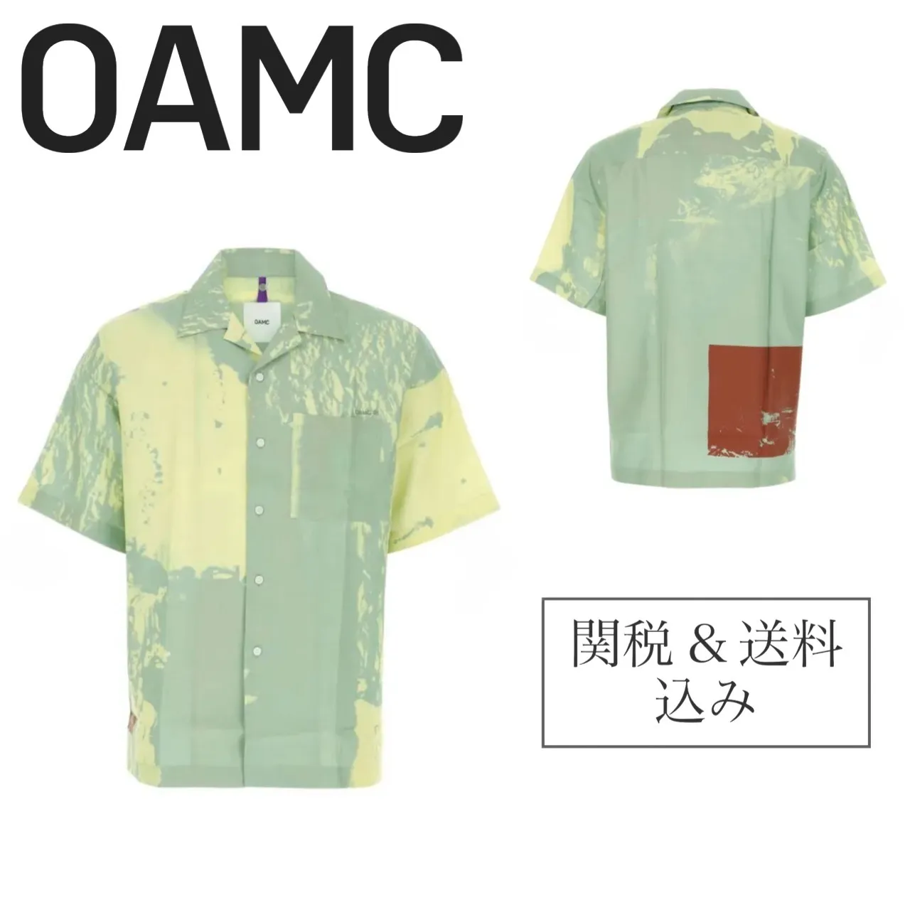 OAMC  |Button-down Unisex Street Style Tie-dye Plain Cotton