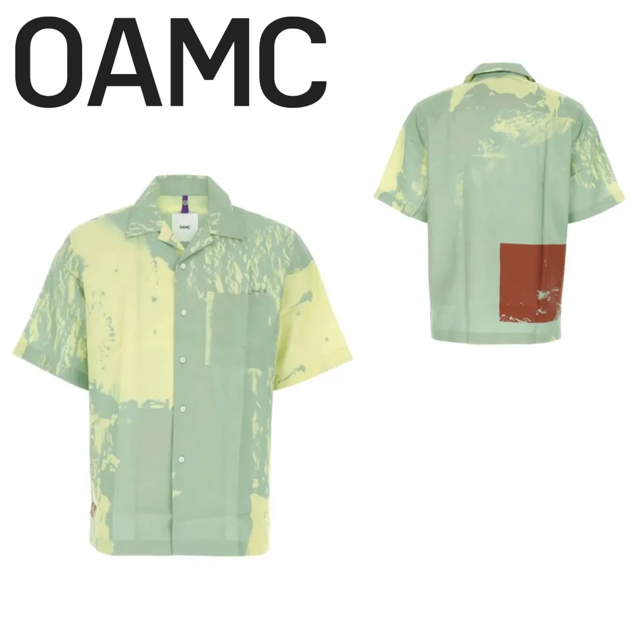 OAMC  |Button-down Unisex Street Style Tie-dye Plain Cotton