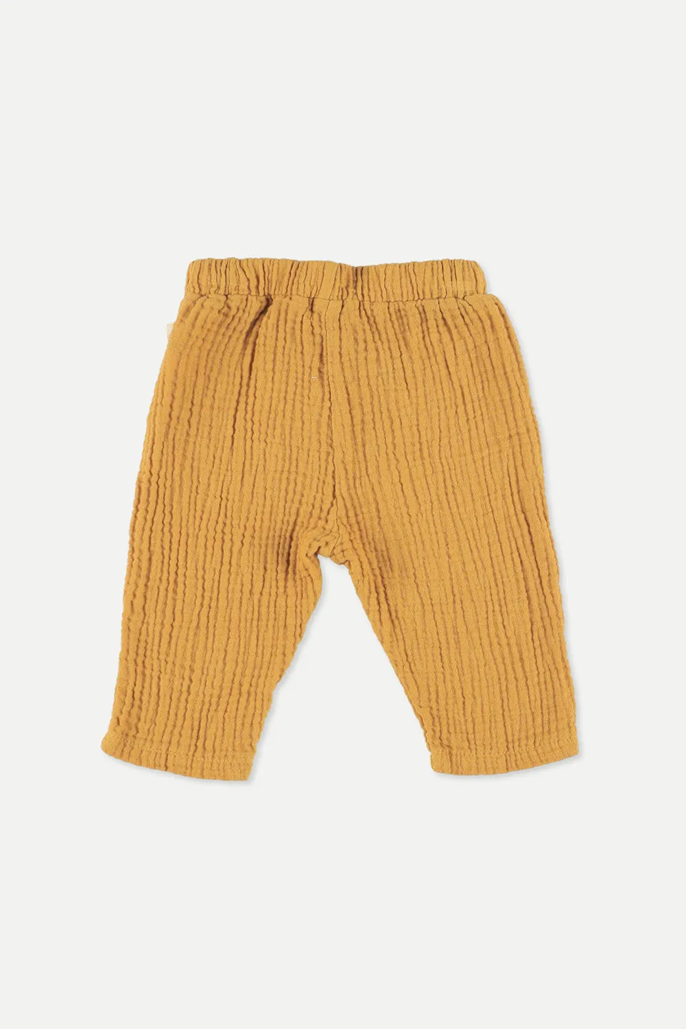 Ochre Soft Gauze Baby Pants