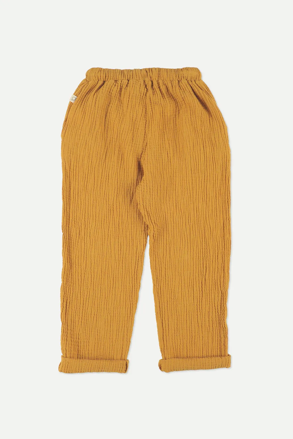 Ochre Soft Gauze Trousers