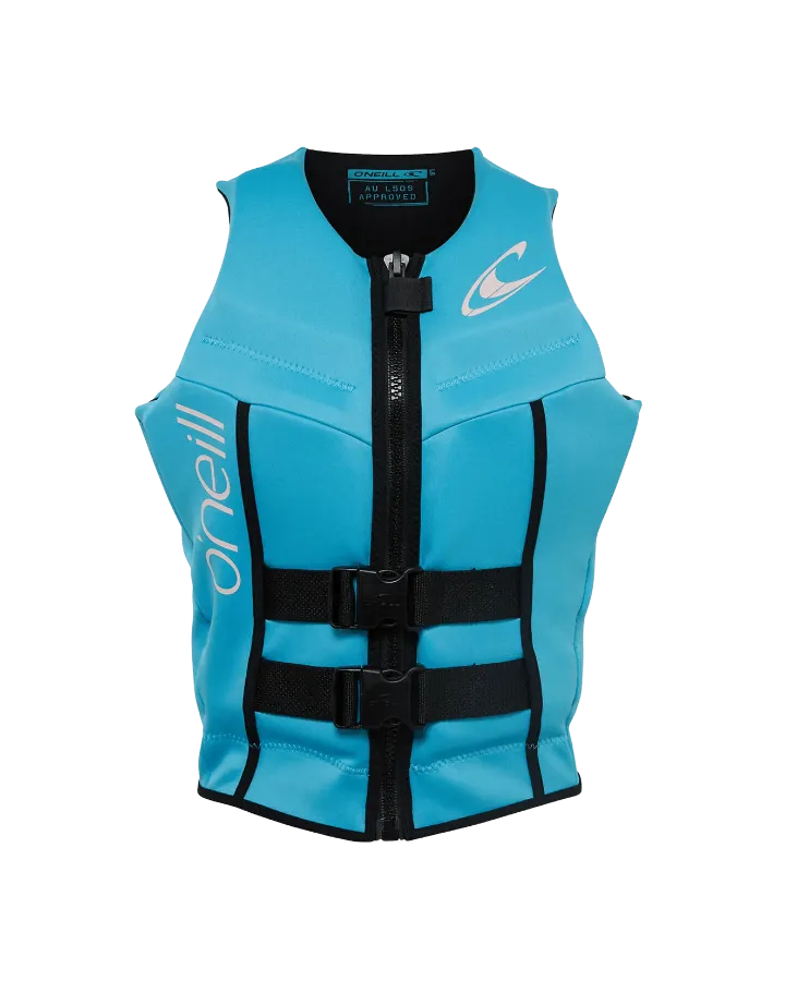 O'Neill Reactor L50S Womens Vest - Aqua - 2023