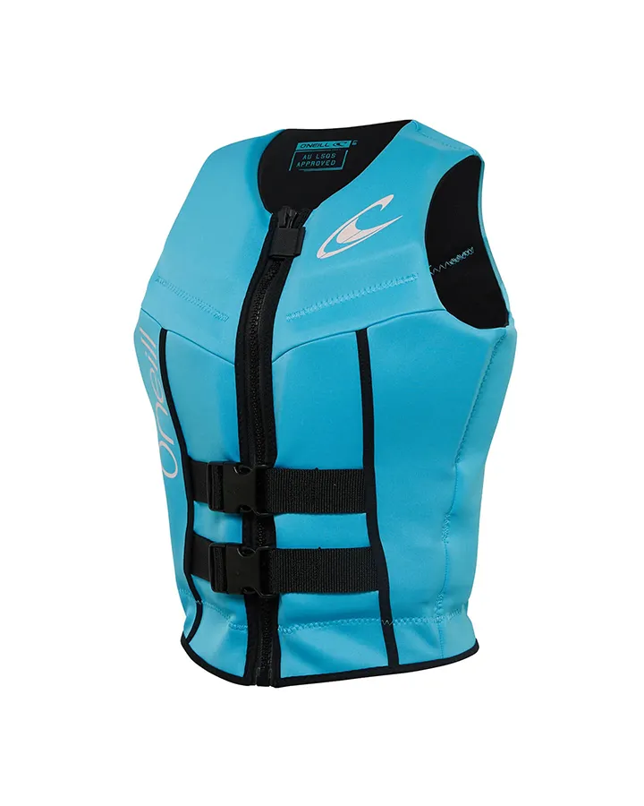 O'Neill Reactor L50S Womens Vest - Aqua - 2023