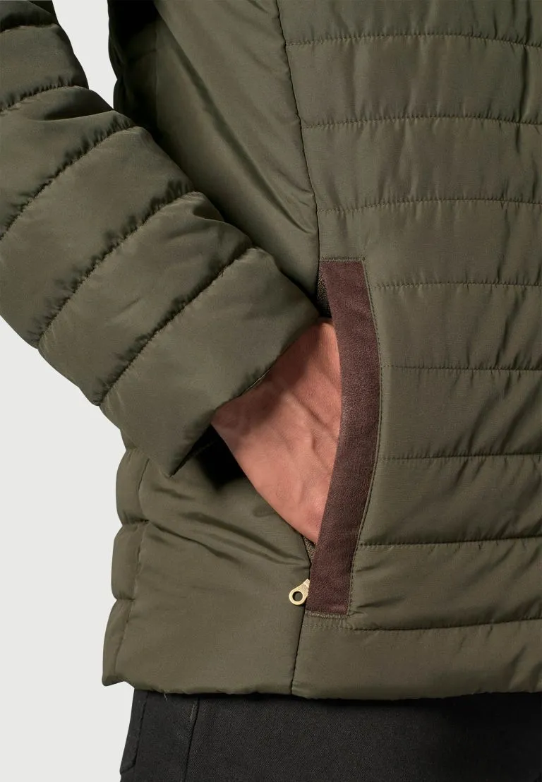 Orlando Olive Quilted Puffer Jacket