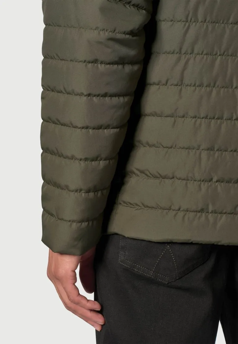 Orlando Olive Quilted Puffer Jacket